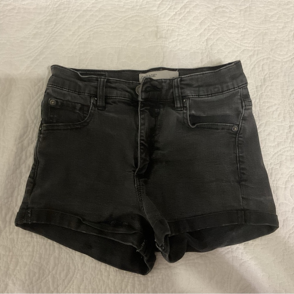 Garage Black Jean Shorts